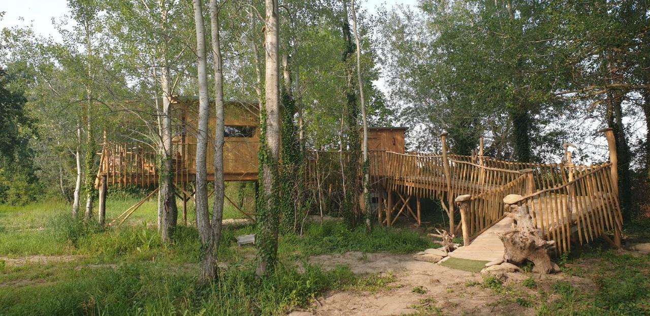 La Cabane Perchee Villelaure Exterior foto